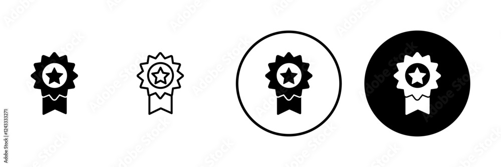 Badge icon vector. Awards icon vector. Achieve sign and symbols. Stamp Badge icon vector. Awards icon vector. Achieve sign and symbols. Stamp