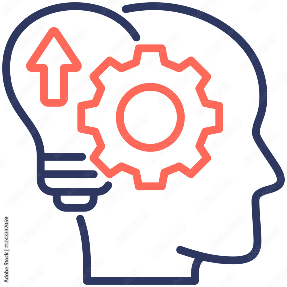Obraz premium Mindset Shift Icon