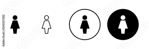 Female icon vector. woman sign and symbol