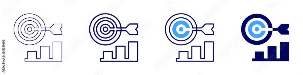 Digital innovation icon in 4 different styles. Thin Line, Line, Bold, and Bold Line. Duotone style. Editable stroke Digital innovation icon in 4 different styles. Thin Line, Line, Bold, and Bold Line. Duotone style. Editable stroke