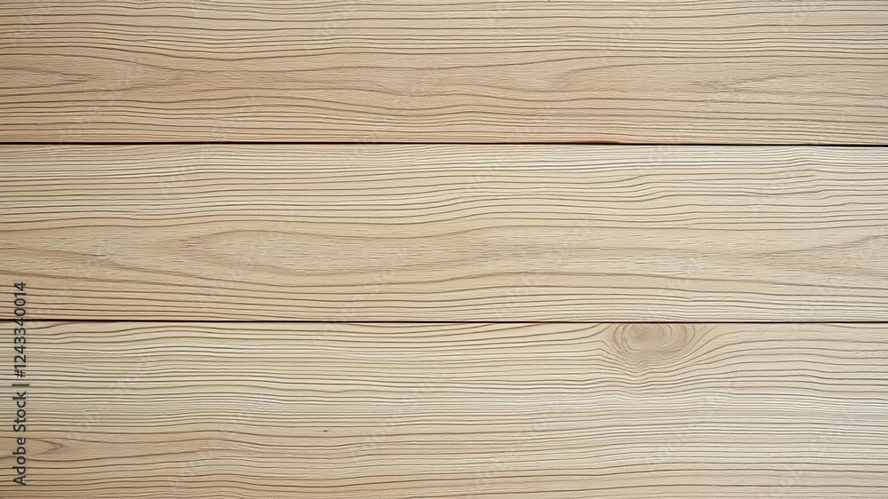 Fototapeta premium Light weathered rustic oak wood background with faded varnished paint, showcasing woodgrain texture on washed hardwood planks, perfect for table tops and photography, oak, photography
