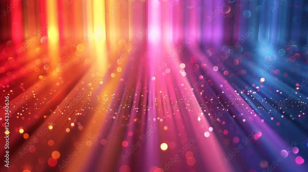 Colorful gradient abstract background with iridescent patterns and shimmering lights Colorful gradient abstract background with iridescent patterns and shimmering lights