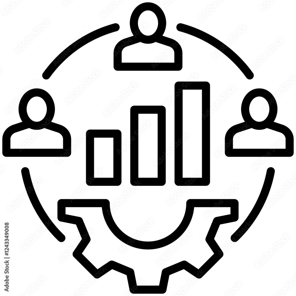 Fototapeta premium Skill Improvement Icon