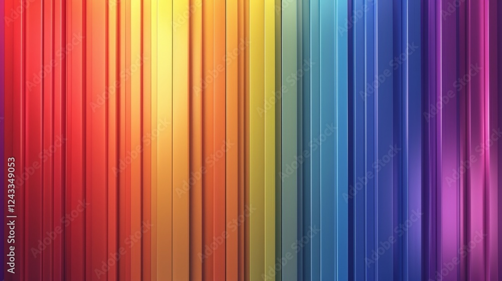 Obraz premium Vibrant gradient background showcasing an abstract iridescent design in striking colors