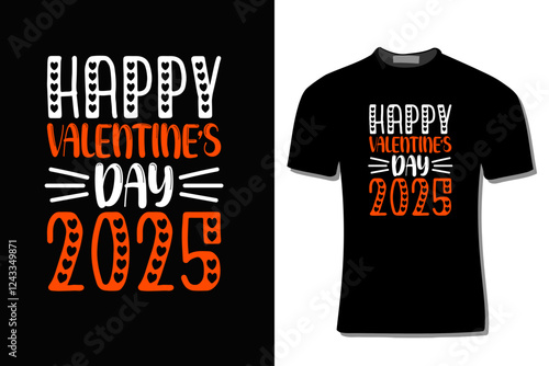 Valentine's Day T Shirt Design Illustration For Print, Poster, Card, Mug, Bag, Invitation.