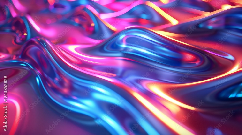 Dynamic gradient flows create an iridescent abstract background showcasing vibrant colors and smooth curves in motion Dynamic gradient flows create an iridescent abstract background showcasing vibrant colors and smooth curves in motion