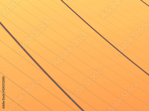 golden background with blue lines