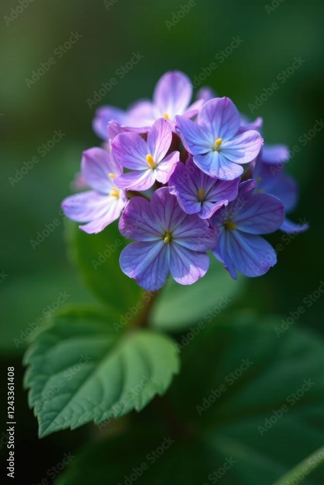 Delicate wood forget me no flowers in clusters, myosotis, nature Delicate wood forget me no flowers in clusters, myosotis, nature