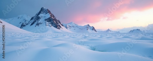 Snowy landscape at Northern tip of Prins Karls Forland Spitsbergen, spitsbergen, frozen tundra, northern tip photo