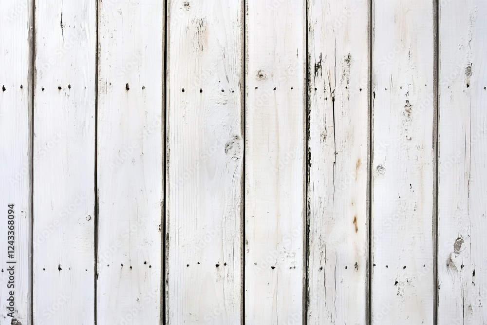Weathered white wood planks fence background texture Weathered white wood planks fence background texture
