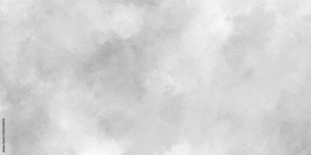 Fototapeta premium Abstract background with white paper texture and white watercolor painting background , Black grey Sky with white cloud , marble texture background Old grunge textures design .cement wall texture .