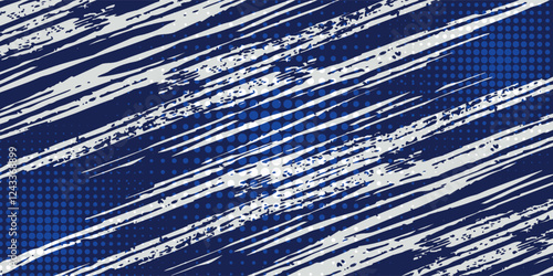 Pola gelombang halftone. Latar belakang titik halftone. Vector illustration eps 10