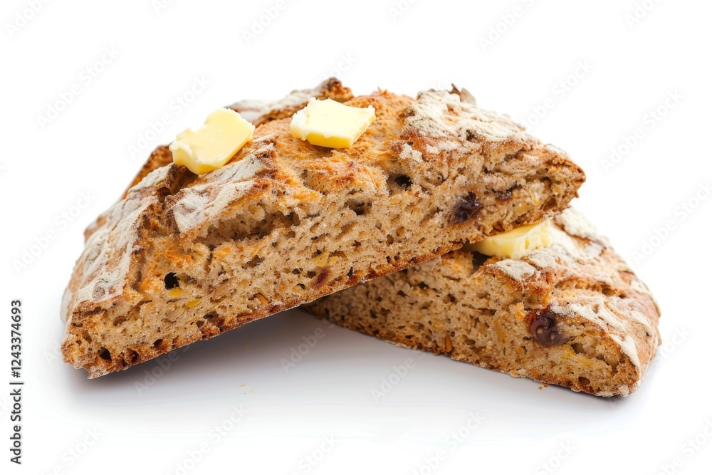 Irish Soda Bread with Butter and Jam Irish Soda Bread with Butter and Jam