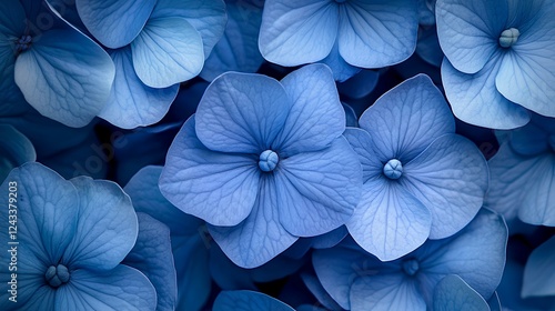 Wallpaper Mural blue  hydrangeas  Torontodigital.ca