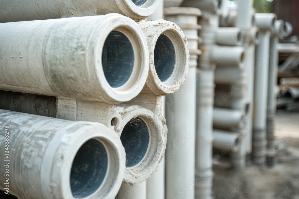 PVC Water Pipe Inspection By Construction, 