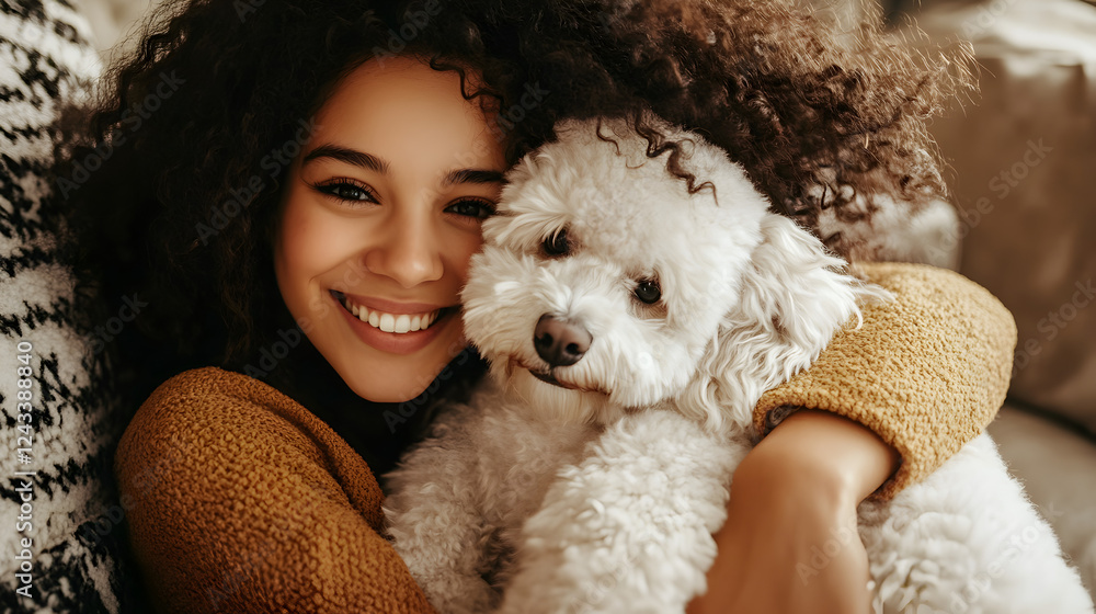 couple taking a selfie with their dog, all three smiling at the camera couple taking a selfie with their dog, all three smiling at the camera