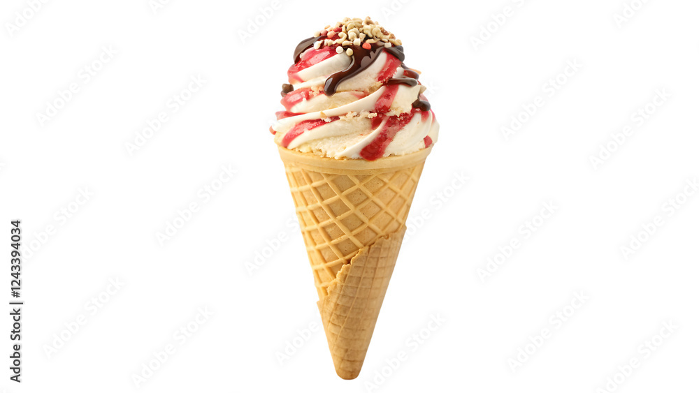ice cream cone isolated on white ice cream cone isolated on white