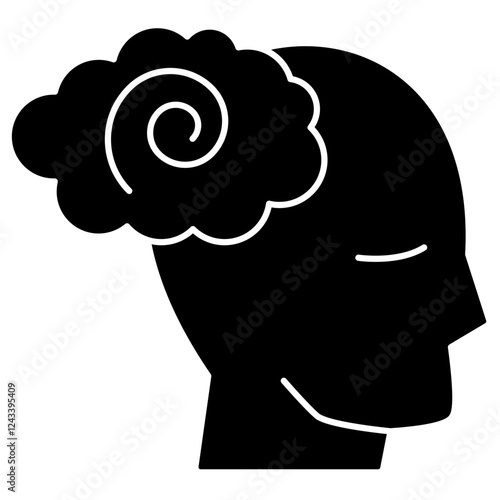 schizophrenia Icon, mental illness, mental health