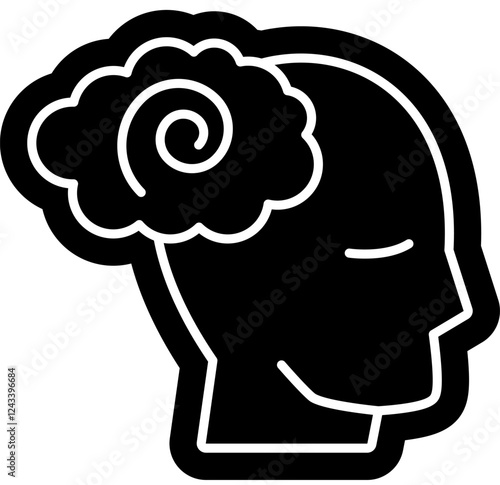 schizophrenia Icon, mental illness, mental health