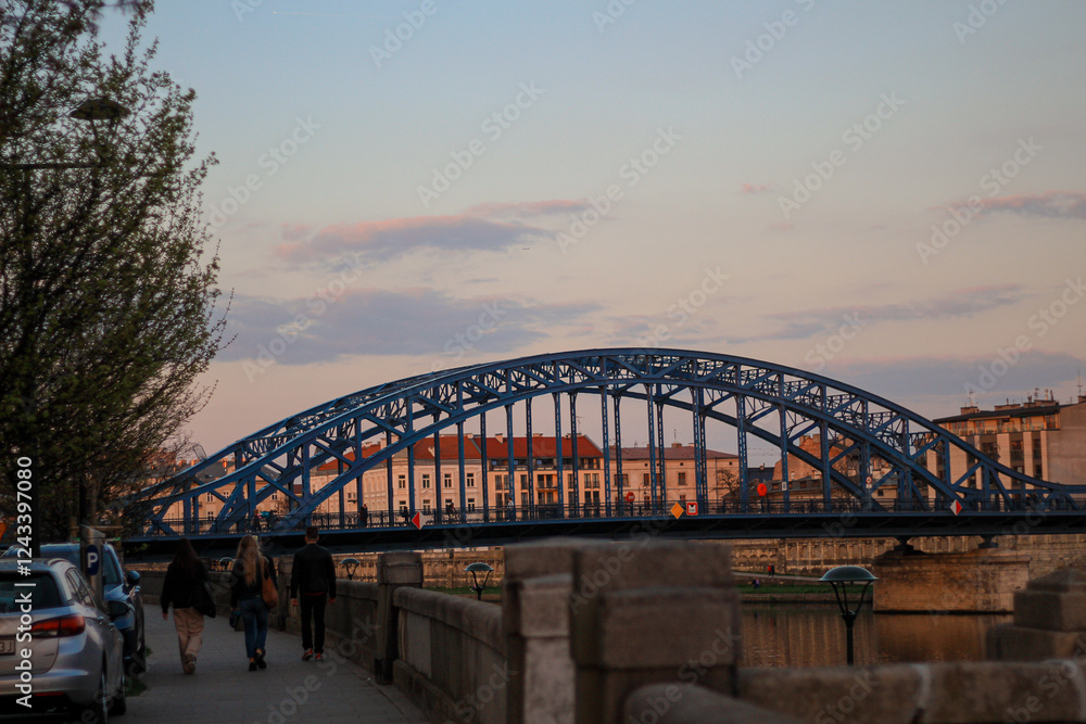 Naklejka premium Evening Bridge