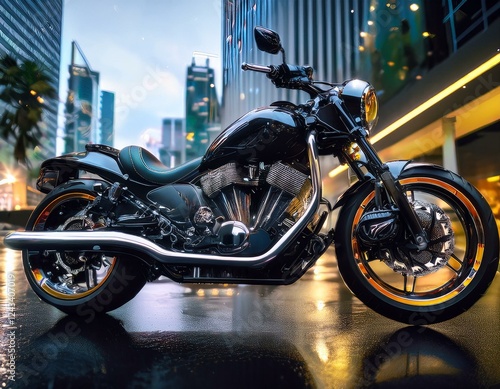 Obraz na płótnie motorbike w salonie