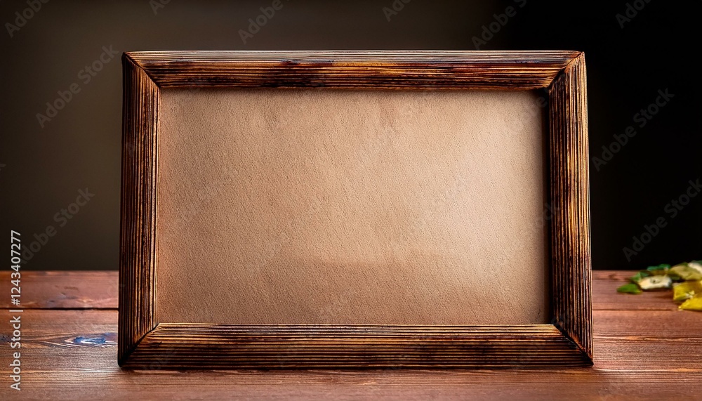 wooden frame