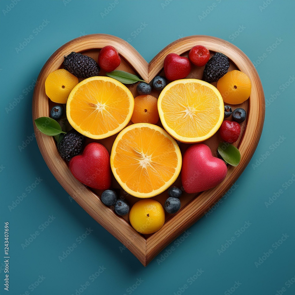 heart shaped fruits
