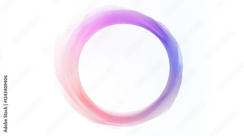 Soft pastel coral to lavender gradient circle blending into a white background creates a peaceful and calming visual effect for relaxation Soft pastel coral to lavender gradient circle blending into a white background creates a peaceful and calming visual effect for relaxation
