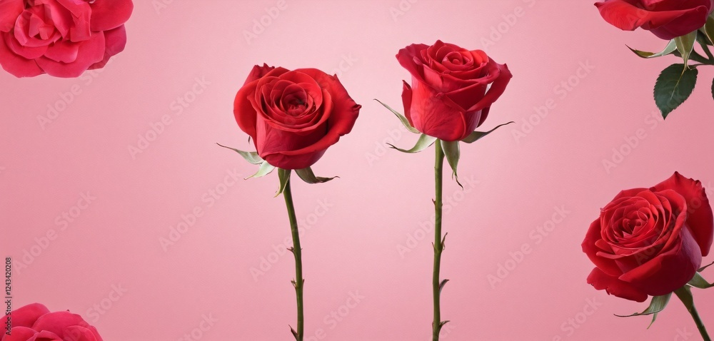 rose day valentine's day editable post template
