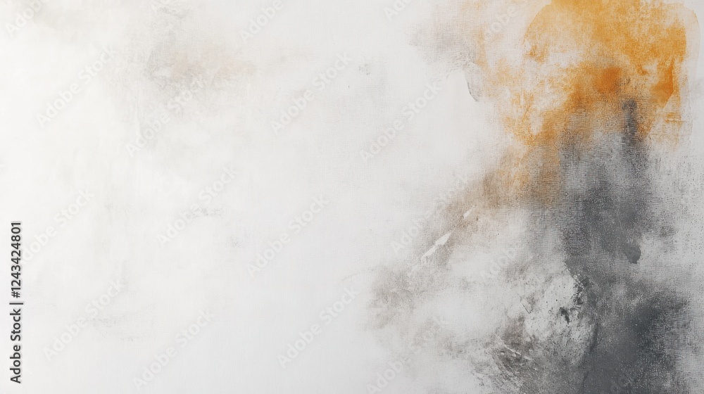 Subtle amber and gray strokes create a hazy textured background with an ethereal quality in an artistic depiction Subtle amber and gray strokes create a hazy textured background with an ethereal quality in an artistic depiction