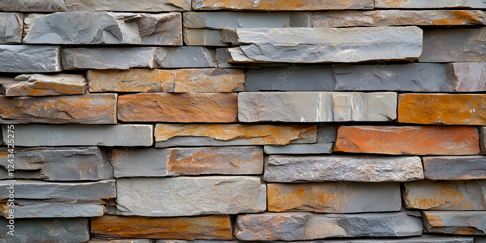 Stone wall texture, rustic stacked stone background, multicolor stone bricks pattern Stone wall texture, rustic stacked stone background, multicolor stone bricks pattern