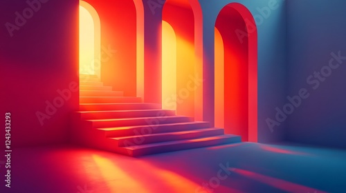 Layered minimal spotlight featuring bold gradients refined smooth tones and subtle details with a clean modern aesthetic  Striking digital with a captivating abstract design