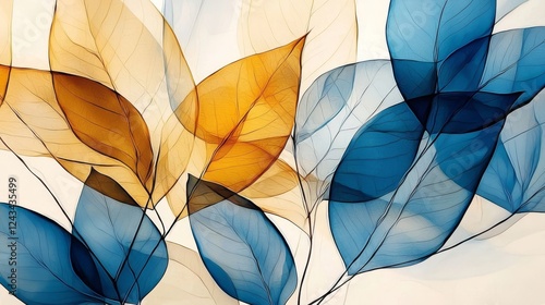 Stunning leaves design perfect for home decor.