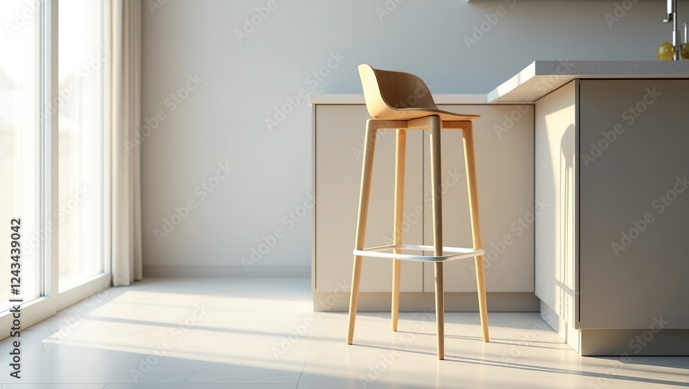 Fototapeta premium empty room with wooden floor