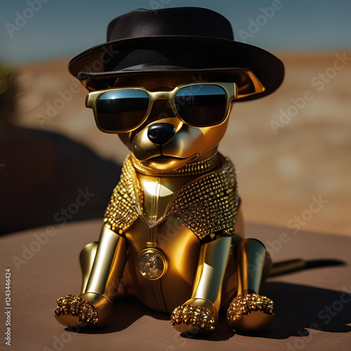 3d pirate with binoculars