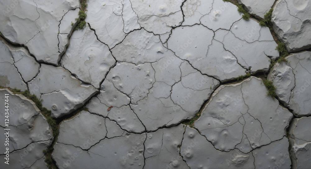 Obraz premium Soil texture with natural cracks