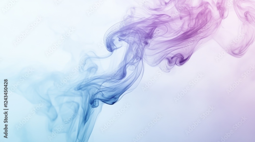 Soft pastel blue and lavender haze with elegant swirls creating a calming atmosphere at twilight Soft pastel blue and lavender haze with elegant swirls creating a calming atmosphere at twilight