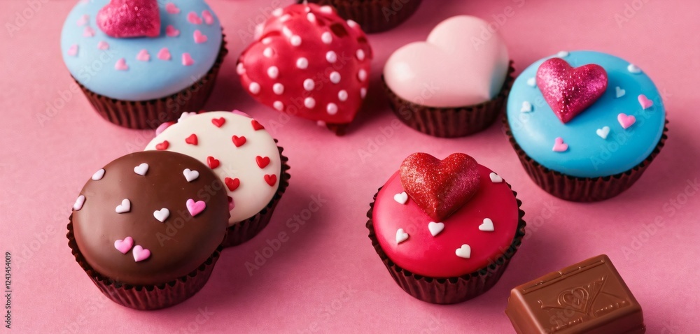 Valentines Day Chocolates Horizontal Banner for website header