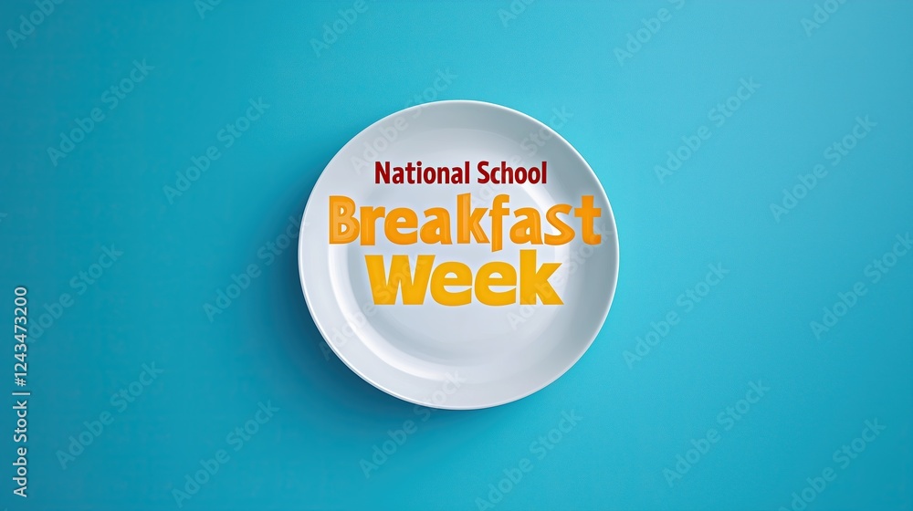 National School Breakfast Week, illustration National School Breakfast Week, illustration