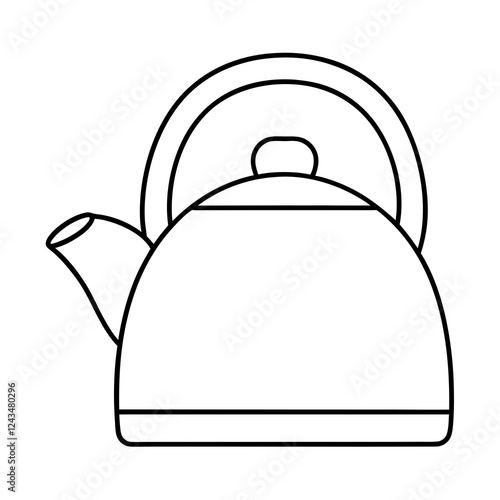 teapot on a white background
