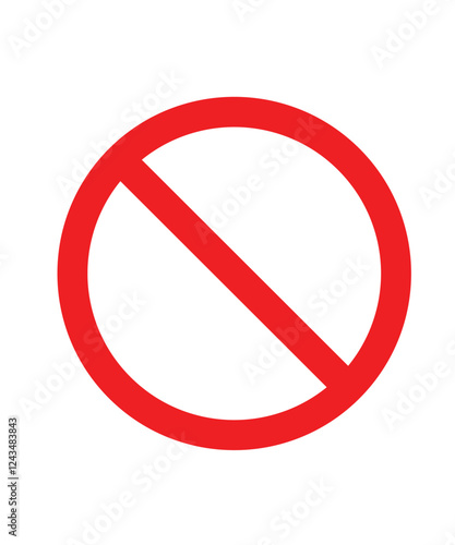 Free Download Entrance is forbidden sing vector stock illustration - GFXLoad