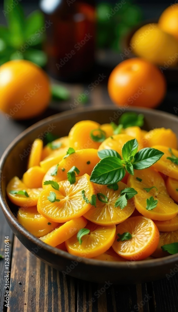 Comida para presentar en una mesa con naranjas y manzanas, condimentos, frutas, Comida para presentar en una mesa con naranjas y manzanas, condimentos, frutas,