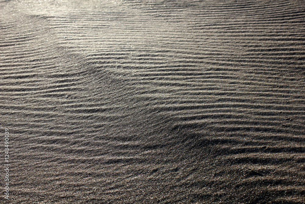 The undulating texture of the desert in perspective The undulating texture of the desert in perspective