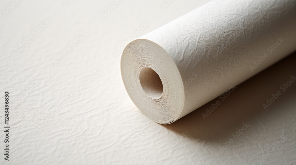 Quality textured paper roll perfect for artistic creations and projects. Generative AI Quality textured paper roll perfect for artistic creations and projects. Generative AI