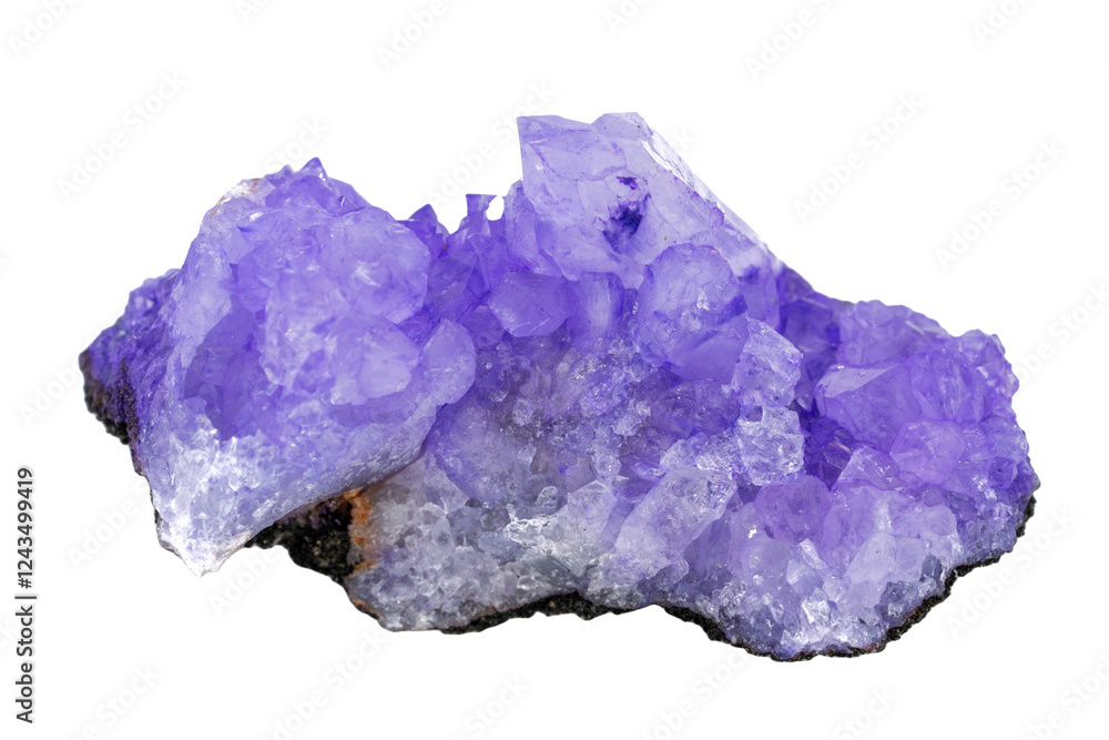 amethyst isolated on white background