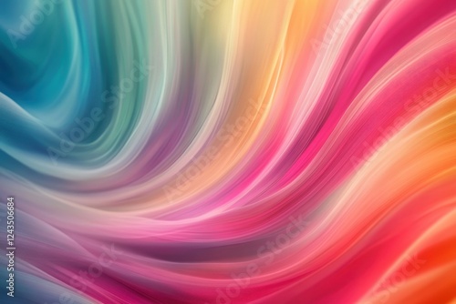 Wallpaper Mural Abstract background featuring vibrant colorful paint swirls and patterns in various shades and textures Torontodigital.ca