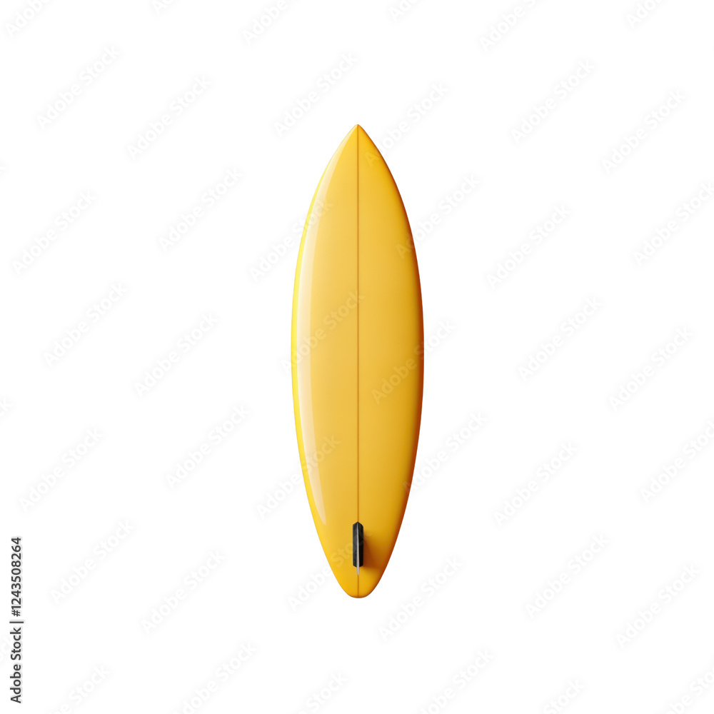 yellow Surfboard isolated on transparent background yellow Surfboard isolated on transparent background
