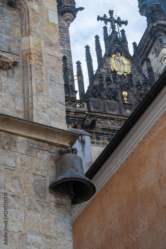 Obraz na płótnie The House of the Stone Bell in Prague w salonie