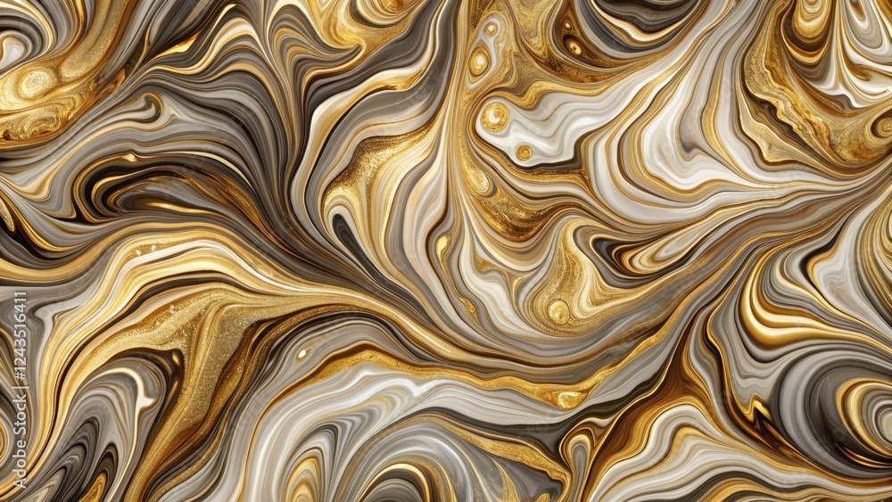 Luxurious fluid marble pattern in earthy tones and metallic gold, with swirling curves and organic shapes resembling natural stone , sophisticated style , sophisticated design Luxurious fluid marble pattern in earthy tones and metallic gold, with swirling curves and organic shapes resembling natural stone , sophisticated style , sophisticated design