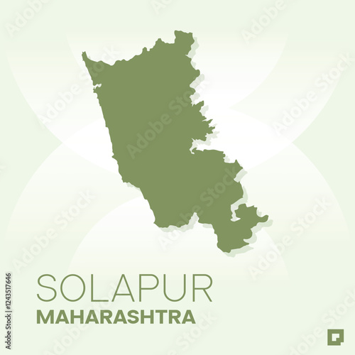 Sindhudurg vector map, Vector map of Sindhudurg, editable eps, AI files, Vector illustration of Sindhudurg vector map